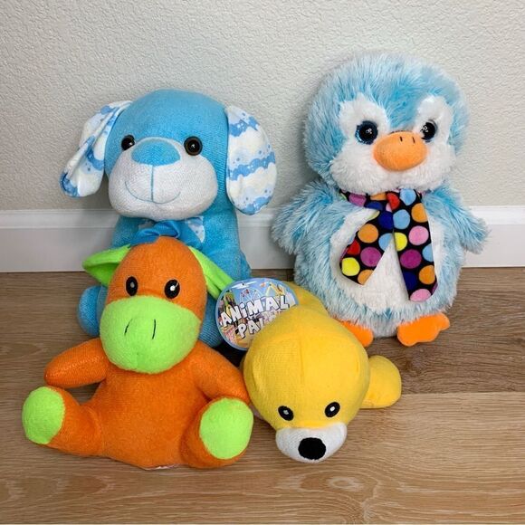 Kellytoy Animal Stuffed Plush Toy LOT - Picture 1 of 13
